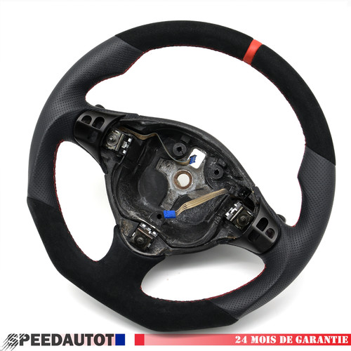 Tuning volant aplati alcantara - volant,