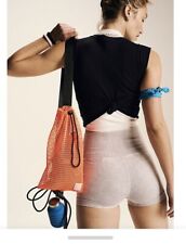 Free People / FP Movement Mini Mesh Sling Bag Neon Orange NEW* BB79