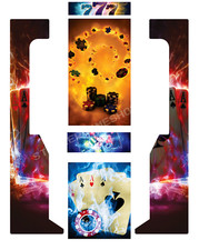 Stickers Dartcab Poker - jeu