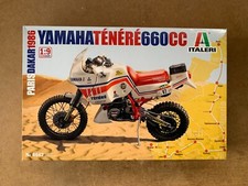 ITALERI MOTORCYCLE MODEL KIT Yamaha Ténéré 660 CC PARIS DAKAR 1986 NEW BOX 1/9