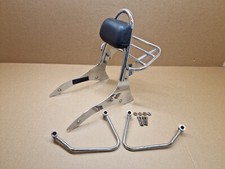 Yamaha XVS1100 Dragstar Classic Rear pillion backrest & Renntec rack 2000 - 2007