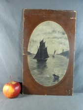 MARINE: Huile sur toile