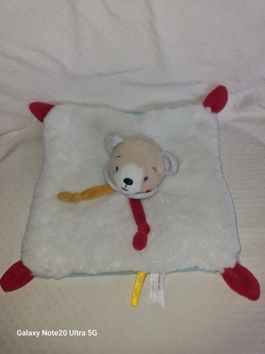 Doudou plat mouchoir ours - doudou,