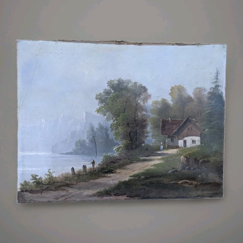 Tableau ancien huile sur toile
