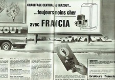 advertising 0321 1964 bruleurs France central heating oil 2d
