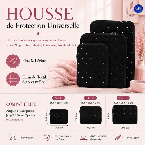 Housse protection ecran pc - housse,