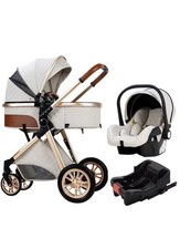 3-in-1 Newborn Pram Stroller