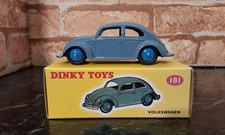 ATLAS EDITIONS/DEAGOSTINI DINKY TOYS - 181 VOLKSWAGEN VW BLUE CAR - BNIB - 1:43