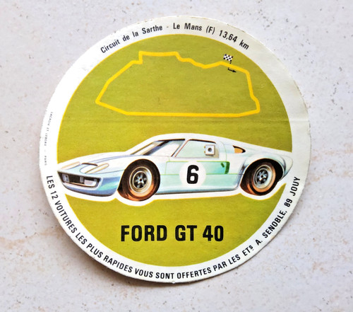 Sticker autocollant ford 40 - ford, gt