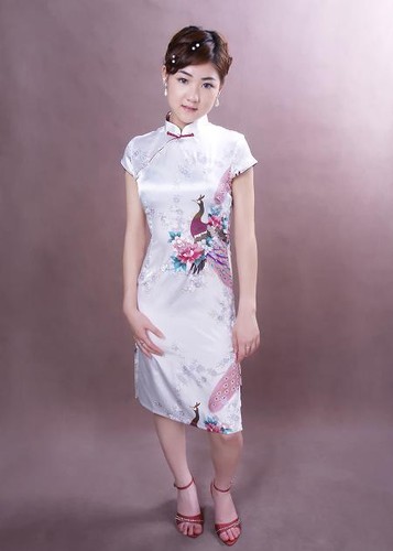 Jolie mini robe - mini, chinoise