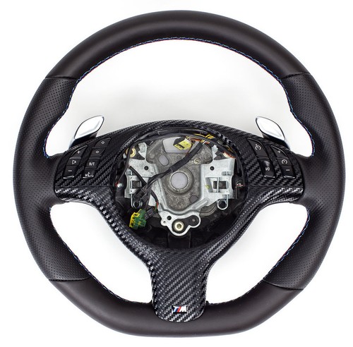 Volant cuir aplati bmw e46 - cuir,
