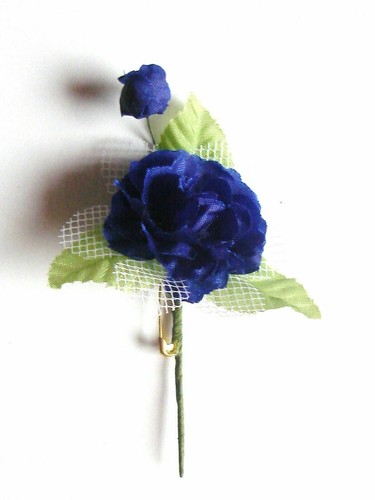 Broche fleur rose - broche, artificielle