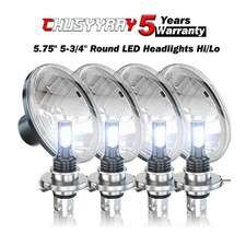 4Pcs 5.75" 5 3/4" Led
