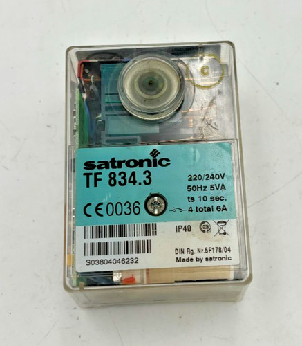 Honeywell satronic 834 3 - honeywell,
