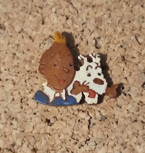 Pin tintin milou - milou, broche