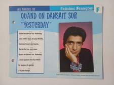 CARTE FICHE - FREDERIC