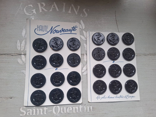 Lot anciens boutons vintages - lot,