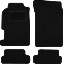 Tapis de sol en velours noir pour Honda CRX DelSol année 1992-1997 set 4 pièces