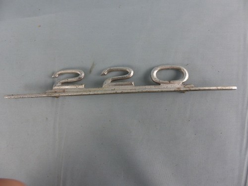 Mercedes 220 sigle monogramme - mercedes,
