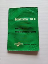 Innocenti Lambretta 125 LI 2a S. 1959 Original Maintenance Use Manual