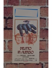 Affiche DELITTO EN SILENCE Bisset Plummer Escalier En Colimaçon Horreur B22