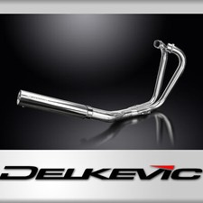 Kawasaki Z750B Twin 1976-1979 Complete Exhaust 2-1 Stainless Straight Muffler 