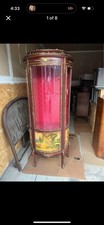 Vintage French Louis Xv Style Vitrine Display Curio Cabinet
