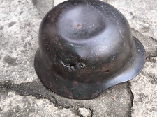 casque camouflé impacté