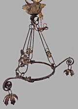 Armature de lustre Art Déco