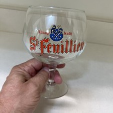 Crystal St Feuillien Stemmed Belgian Ale Beer 0.33L Abbaye Abdij