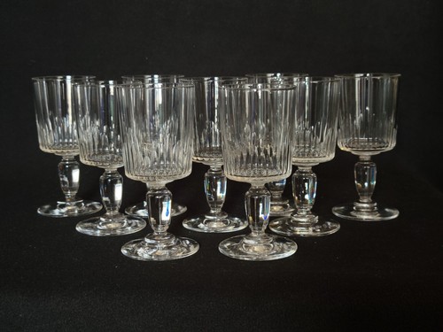 Anciens verres cristal - verres, en