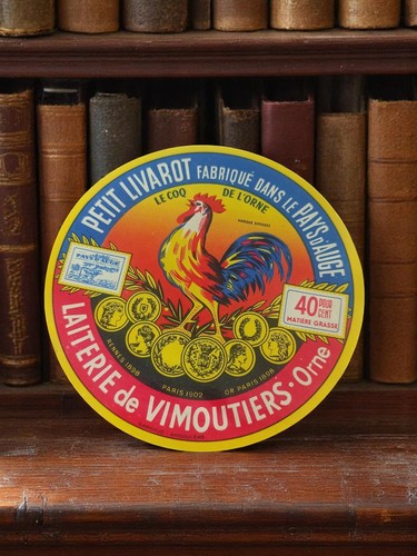 étiquette fromagère vintage - fromagère,