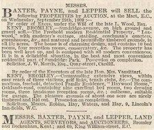 1909 Haywood House and Loxwood For Sale Bromley Kent