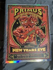 Zoltron Primus New Years Eve Foil Poster RARE