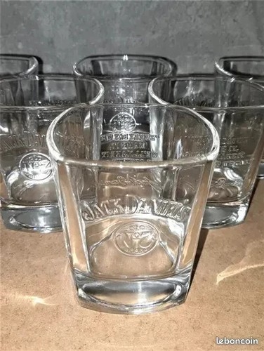 Verres jack daniel whisky - 6,
