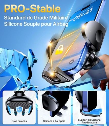 Support téléphone voiture - support,