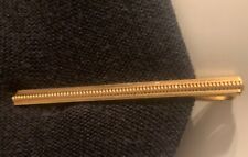 Pince  à cravate vintage plaqué or poinçon indéchifrable