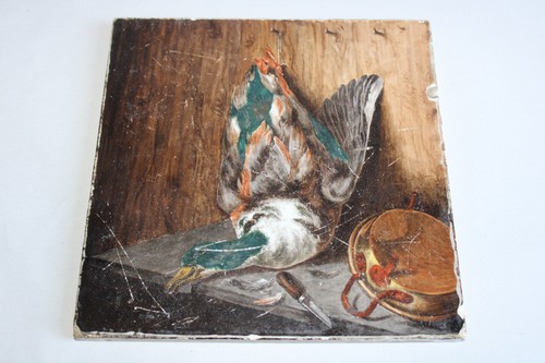 Beau ancien carreau en - et,