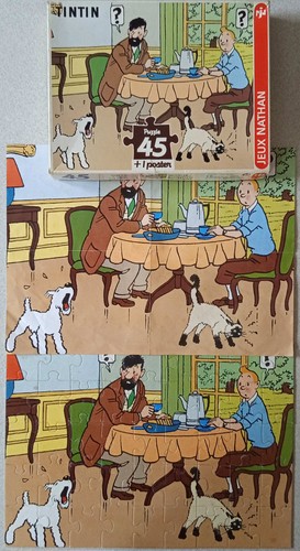 Tintin hergé puzzle - hergé,
