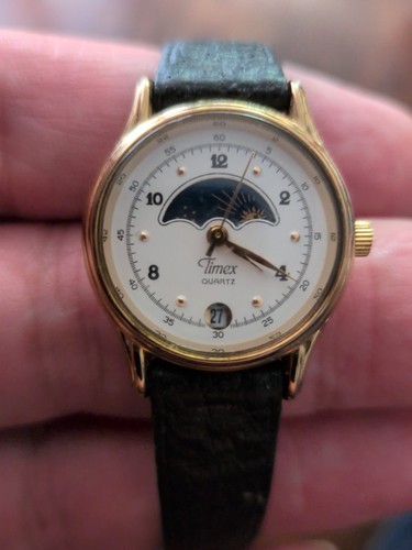 Vintage timex moon phase - vintage,