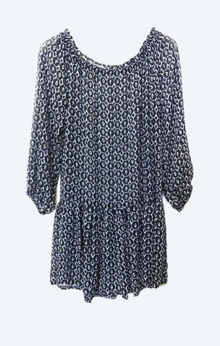 Tunique bleu blanc - tunique, robe)