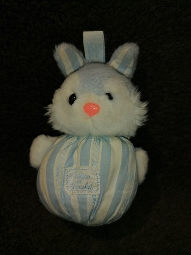 Doudou vintage lapin boule - doudou,