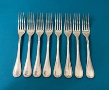 BRILLANT 1 fourchette de table CHRISTOFLE modèle MALMAISON métal argenté 20,5 cm