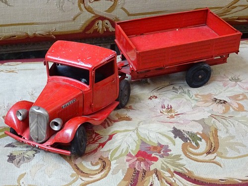 Jouet tole camion citroen - jouet, tole-camion