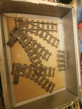 3  lego electrics rail metal 9V soft B-goods worn out old gray right 2859