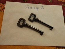 Lot 2 Clés Meuble Buffet Bureau Occasion Rétro Vintage