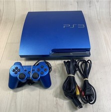 [EX+++] Sony PlayStation 3 PS3 CECH-3000B SB Splash Blue Console 320GB 02-266