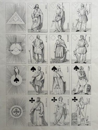 Jeux carte seconde - seconde, republique