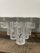 6 Bayel Crystal Glasses