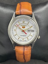 Vintage Refurbished Seiko 5 Automatic Day/Date Japan Men's Wrist Watch